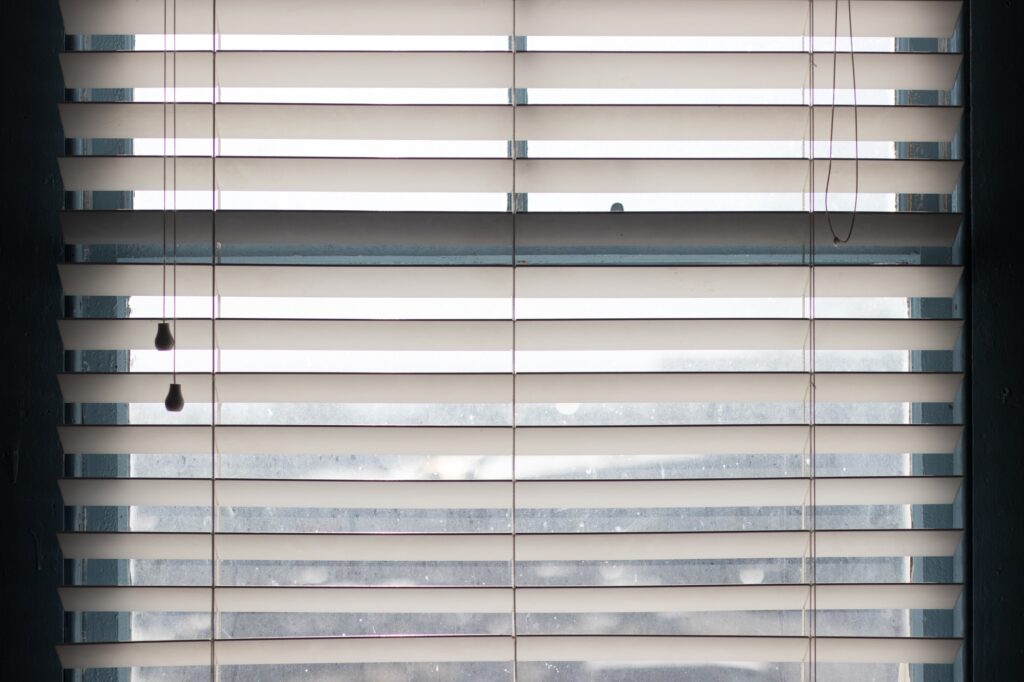 Looking through the blinds